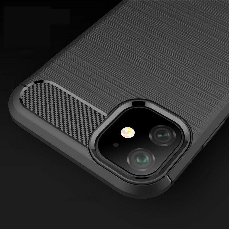 Ovitek za Apple iPhone 12 mini, Techsuit, Karbon, Črn