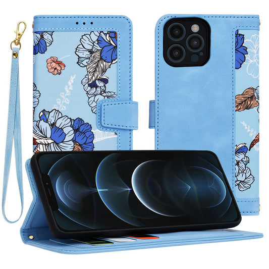 Case for Apple iPhone 12 Pro Max, Techsuit, FlipCraft, Blue