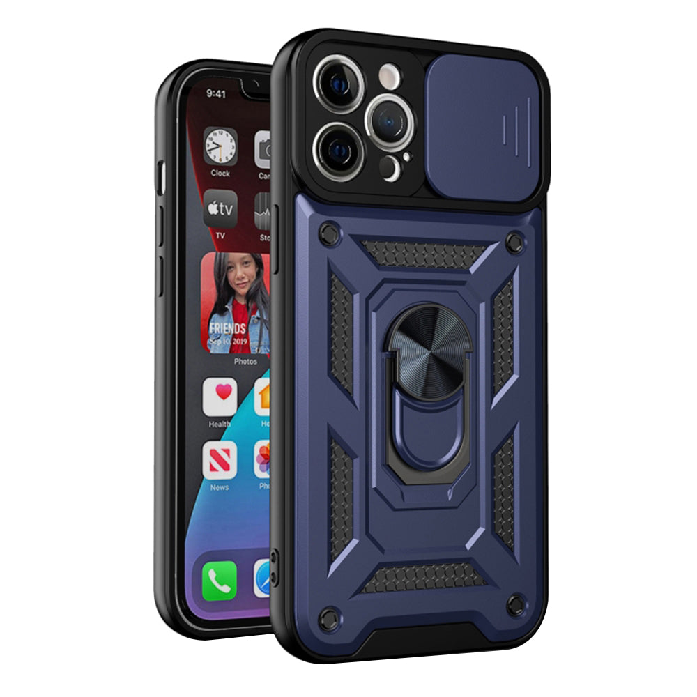 Ovitek za Apple iPhone 12 Pro, Techsuit, CamShield, modra
