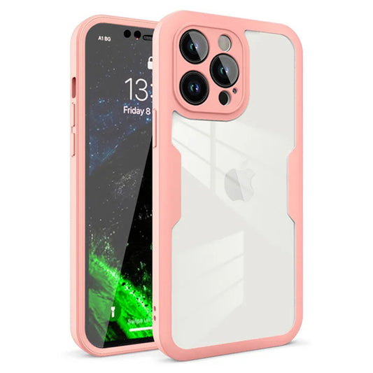 Case for Apple iPhone 12 Pro, Techsuit, ColorVerse 360, Pink