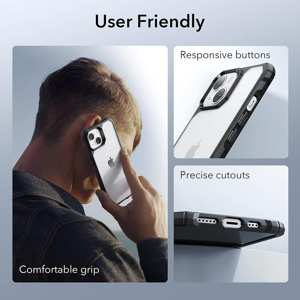 Ovitek za Apple iPhone 14 / 13, ESR, Air Armor, Črno prozoren