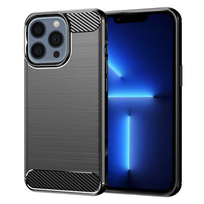 Ovitek za Apple iPhone 13 Pro Max, Techsuit, Karbon, Črn