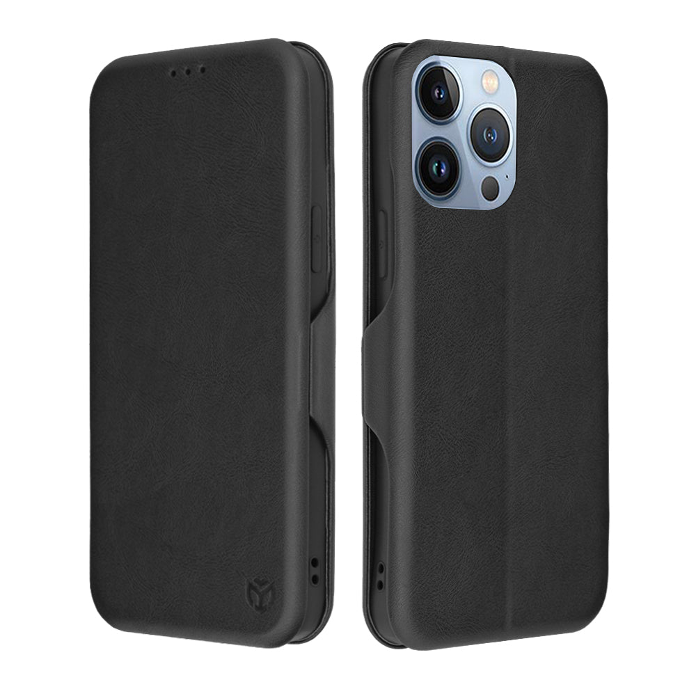 Ovitek za Apple iPhone 13 Pro Max, Techsuit, Safe Wallet Plus, Črn