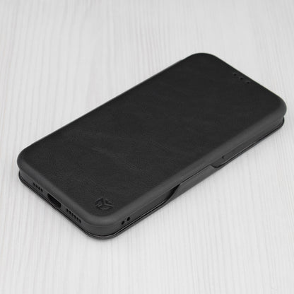 Ovitek za Apple iPhone 13 Pro Max, Techsuit, Safe Wallet Plus, Črn