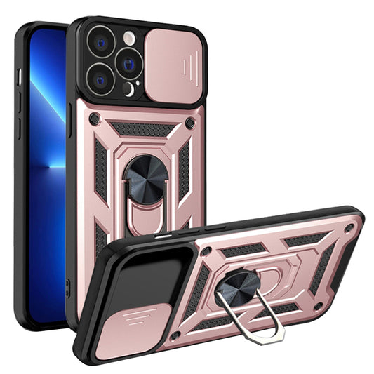 Ovitek za Apple iPhone 13 Pro, Techsuit, CamShield, roza