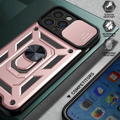 Ovitek za Apple iPhone 13 Pro, Techsuit, CamShield, roza