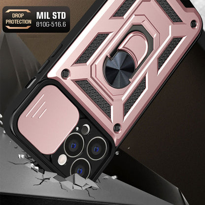 Ovitek za Apple iPhone 13 Pro, Techsuit, CamShield, roza