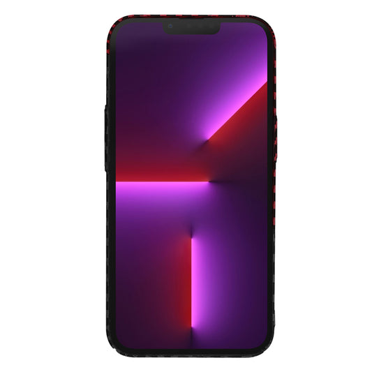 Ovitek za Apple iPhone 13 Pro, Techsuit, Carbonite FiberShell, Črno Rdeč