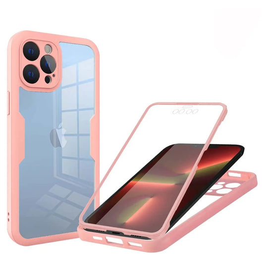 Ovitek za Apple iPhone 13 Pro, Techsuit, ColorVerse 360, roza