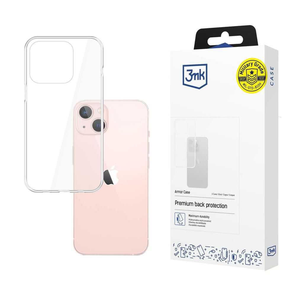 Ovitek za Apple iPhone 14, 3MK, Armor, Prozoren