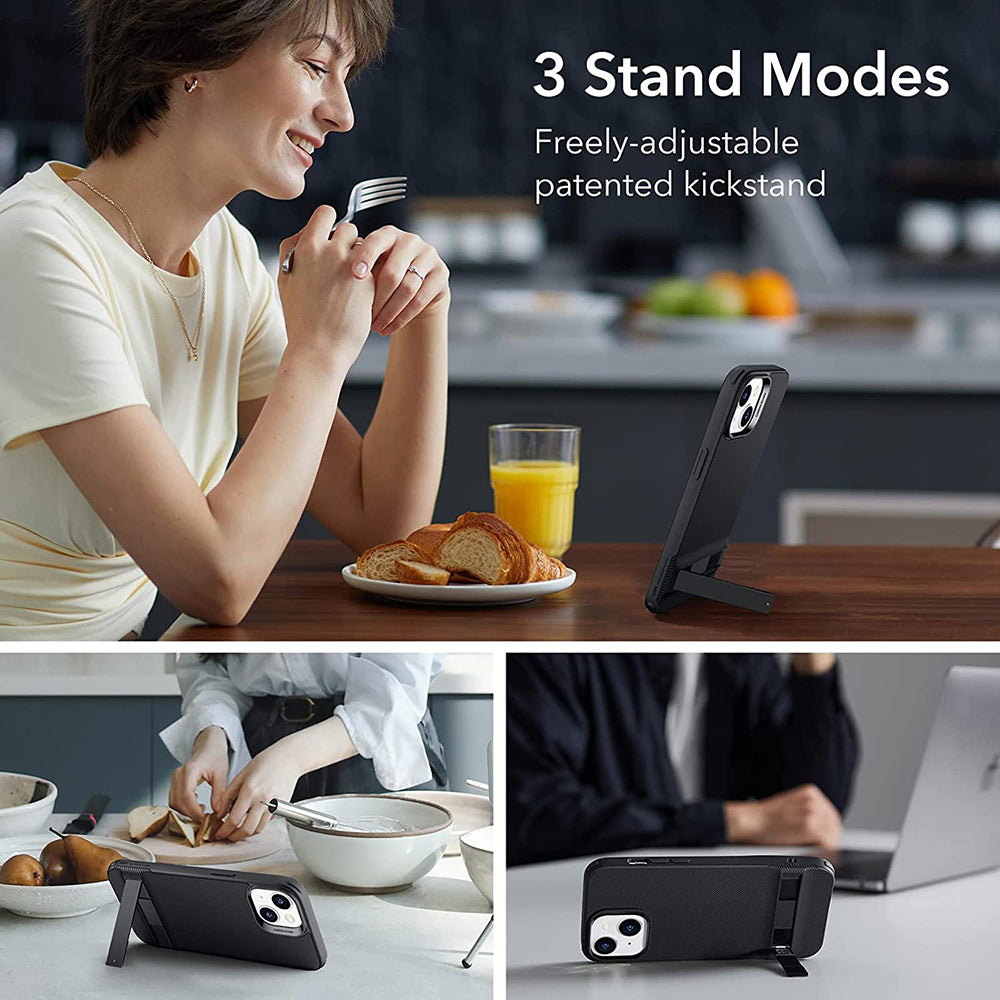 Ovitek za Apple iPhone 14 Plus, ESR, Air Shield Boost Kickstand, črn