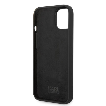 Ovitek za Apple iPhone 14 Plus, Karl Lagerfeld, Silicone Karl's Head, črn