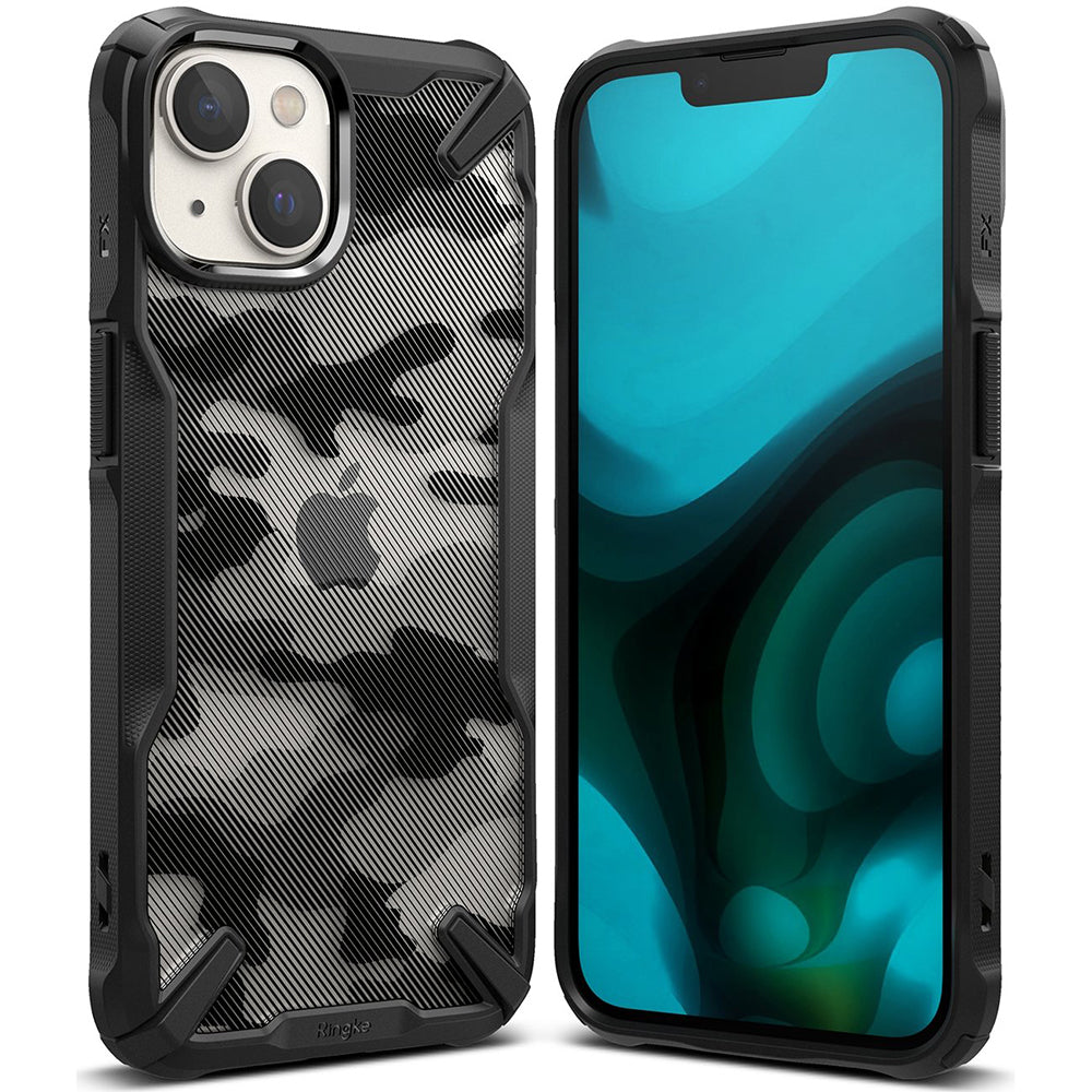 Ovitek za Apple iPhone 14 Plus, Ringke, Fusion X Design, Kamuflaža