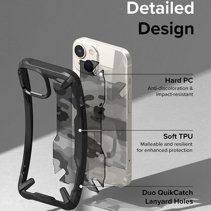Ovitek za Apple iPhone 14 Plus, Ringke, Fusion X Design, Kamuflaža