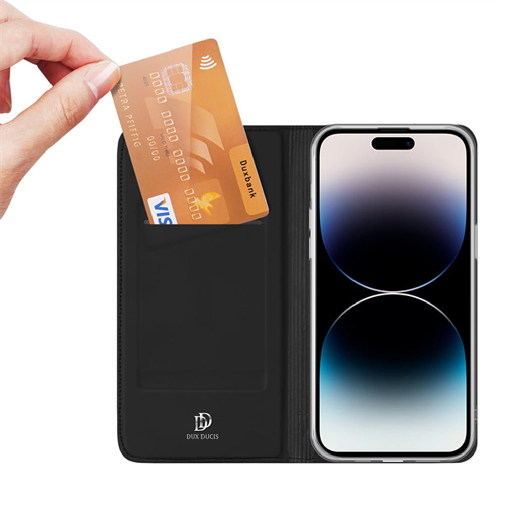 Ovitek za Apple iPhone 14 Pro, DUX DUCIS, Skin Pro, Črn