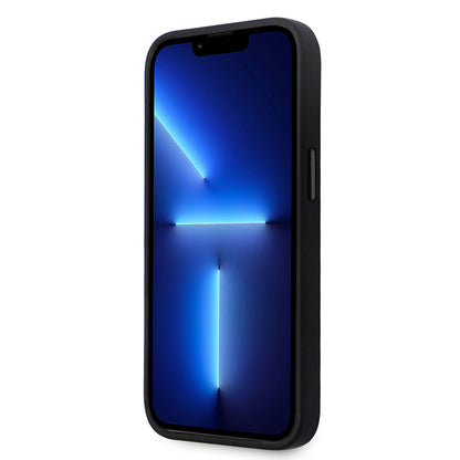 Ovitek za Apple iPhone 14 Pro, Karl Lagerfeld, Silicone Choupette Metal, črn