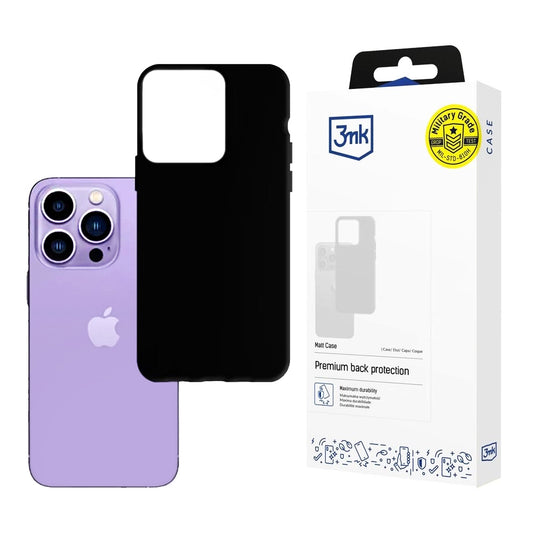 Ovitek za Apple iPhone 14 Pro Max, 3MK, Mat Črna
