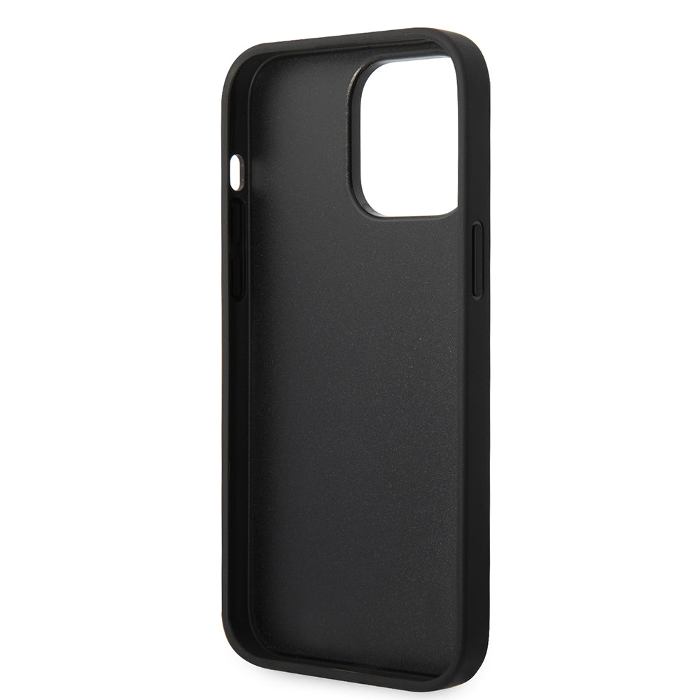 Case for Apple iPhone 14 Pro Max, Karl Lagerfeld, Glitter Flakes Ikonik Karl, Silver