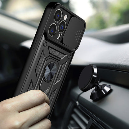 Ovitek za Apple iPhone 14 Pro Max, Techsuit, CamShield, Črn