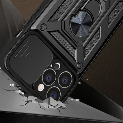 Ovitek za Apple iPhone 14 Pro Max, Techsuit, CamShield, Črn