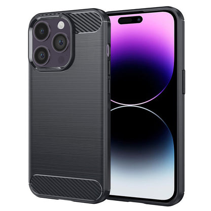 Ovitek za Apple iPhone 14 Pro Max, Techsuit, Karbon, Črn