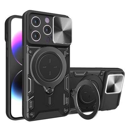 Ovitek za Apple iPhone 14 Pro, Techsuit, CamGuard Pro, Črn