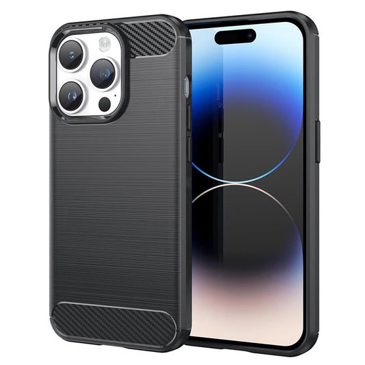 Ovitek za Apple iPhone 14 Pro, Techsuit, Karbon, Črn