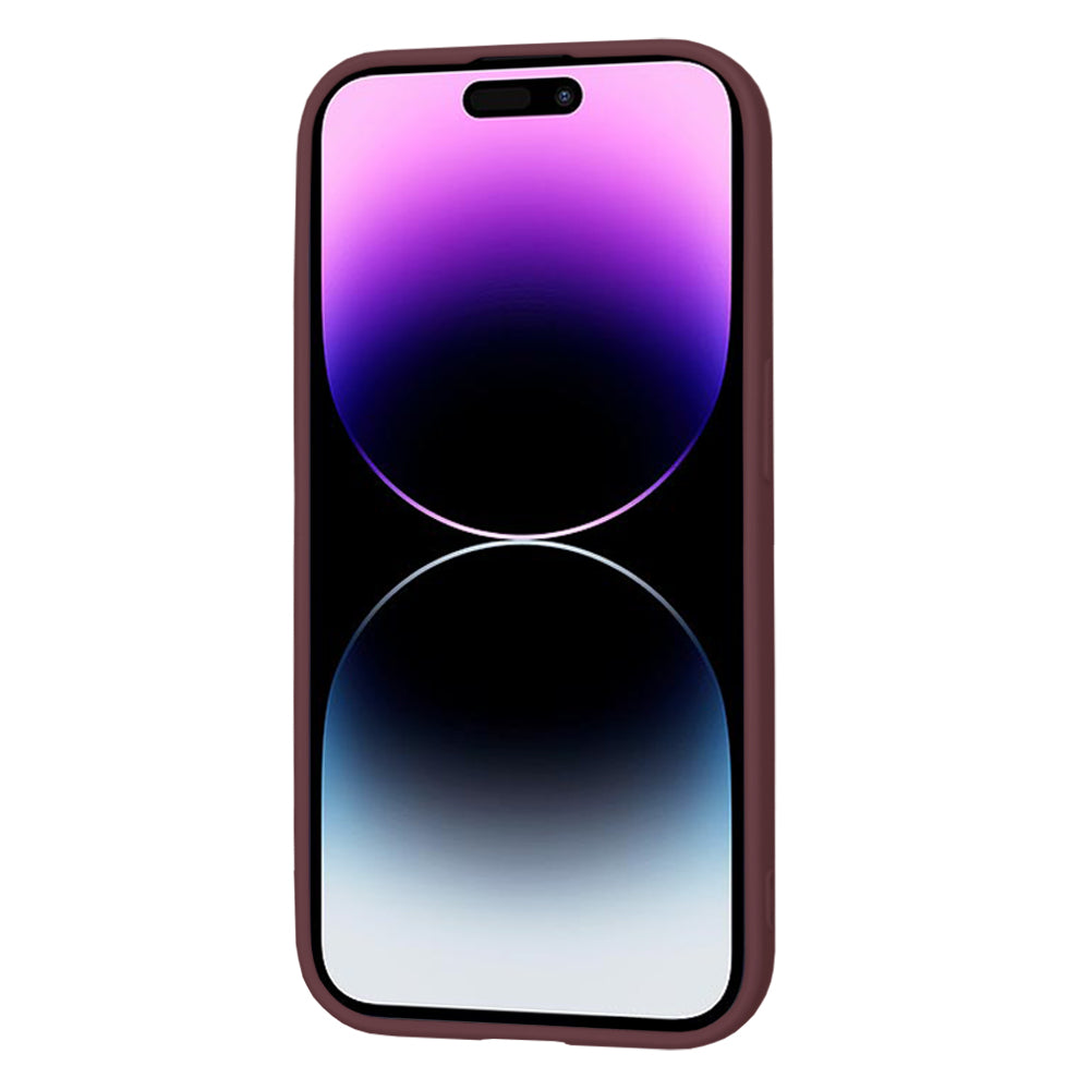 Ovitek za Apple iPhone 14 Pro, Techsuit, SoftFlex, Češnjeva