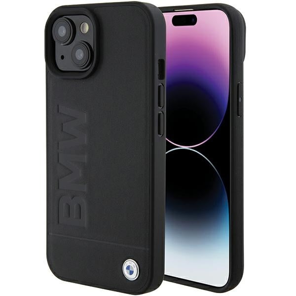 Ovitek za Apple iPhone 15 Plus, BMW, Natural Hot Stamp, Črn