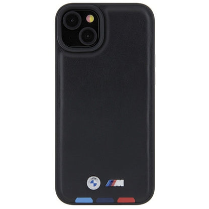 Ovitek za Apple iPhone 15 Plus, BMW, Stamp Tricolor, Črn