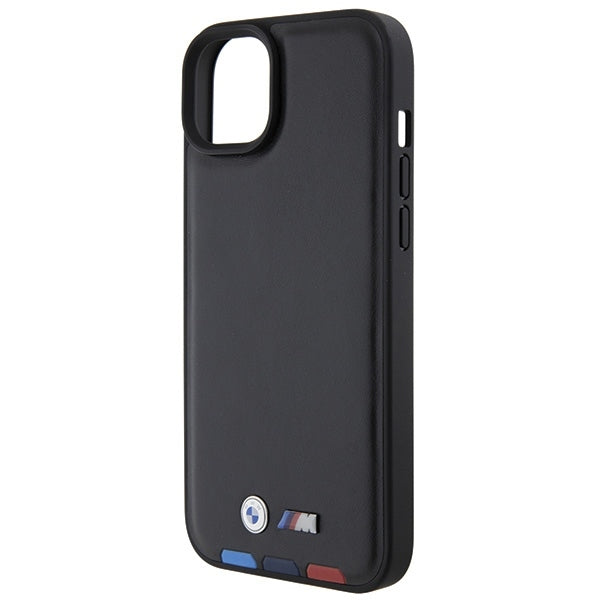 Ovitek za Apple iPhone 15 Plus, BMW, Stamp Tricolor, Črn