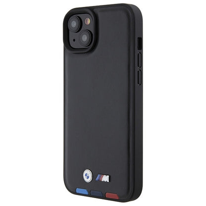 Ovitek za Apple iPhone 15 Plus, BMW, Stamp Tricolor, Črn