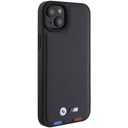 Ovitek za Apple iPhone 15 Plus, BMW, Stamp Tricolor, Črn