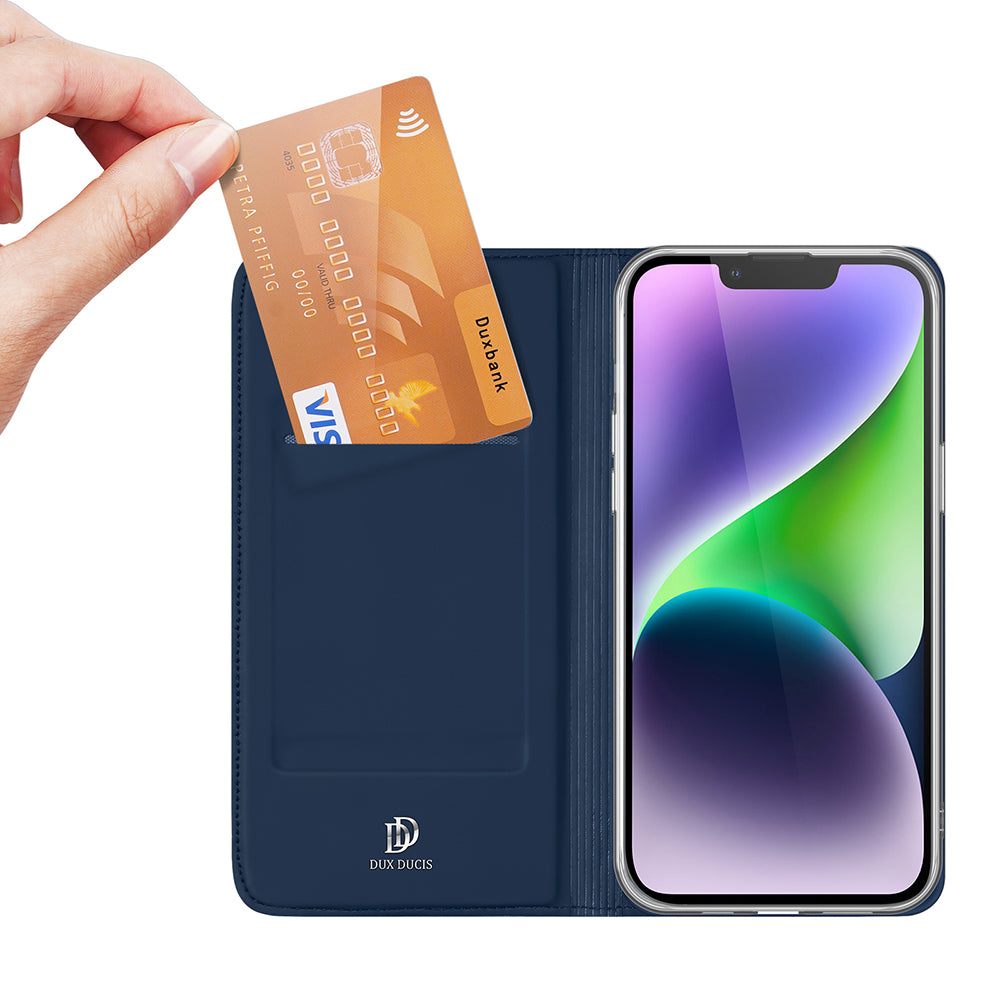 Ovitek za Apple iPhone 15 Plus, DUX DUCIS, Skin Pro, Črn