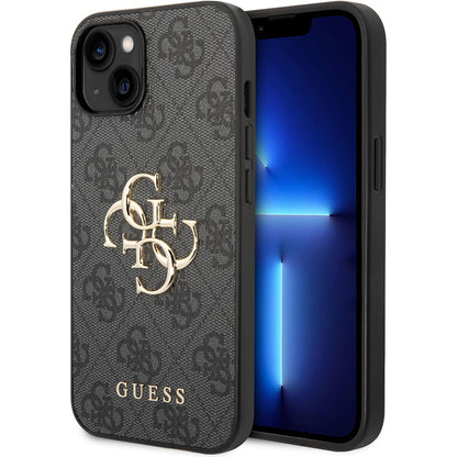 Ovitek za Apple iPhone 15 Plus, Guess, 4G Big Logo, Siva