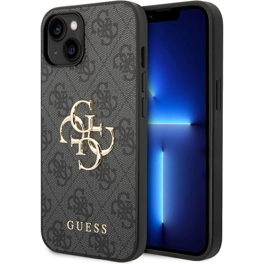 Ovitek za Apple iPhone 15 Plus, Guess, 4G Big Logo, Siva
