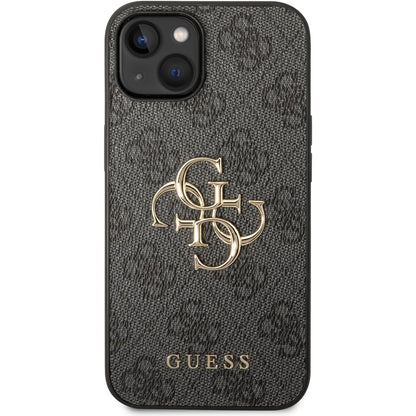 Ovitek za Apple iPhone 15 Plus, Guess, 4G Big Logo, Siva