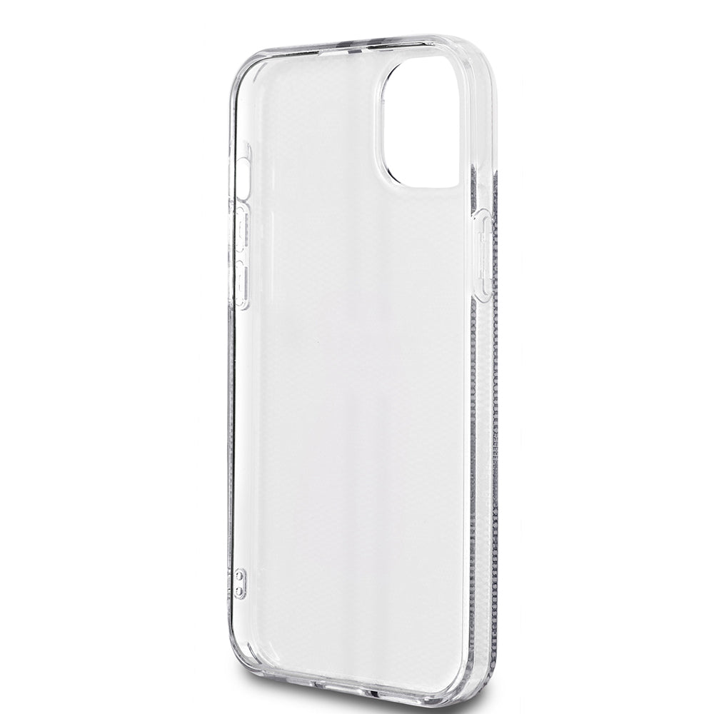 Ovitek za Apple iPhone 15 Plus, Guess, IML 4G Gold Stripe, črn