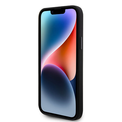 Ovitek za Apple iPhone 15 Plus, Karl Lagerfeld, Silicone Choupette Metal, črn