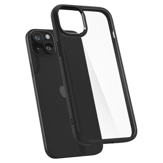 Ovitek za Apple iPhone 15 Plus, Spigen, Ultra Hybrid, Mat Črna