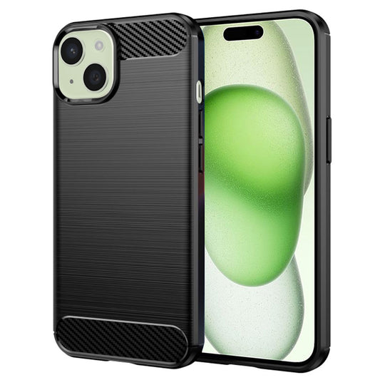 Ovitek za Apple iPhone 15 Plus, Techsuit, Karbon, Črn