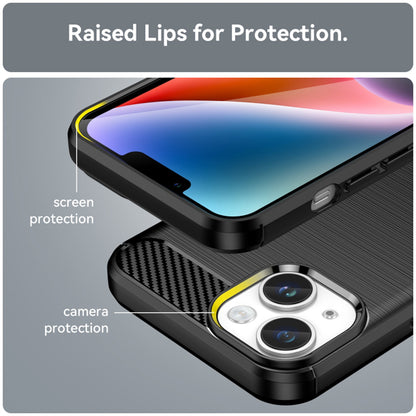 Ovitek za Apple iPhone 15 Plus, Techsuit, Karbon, Črn