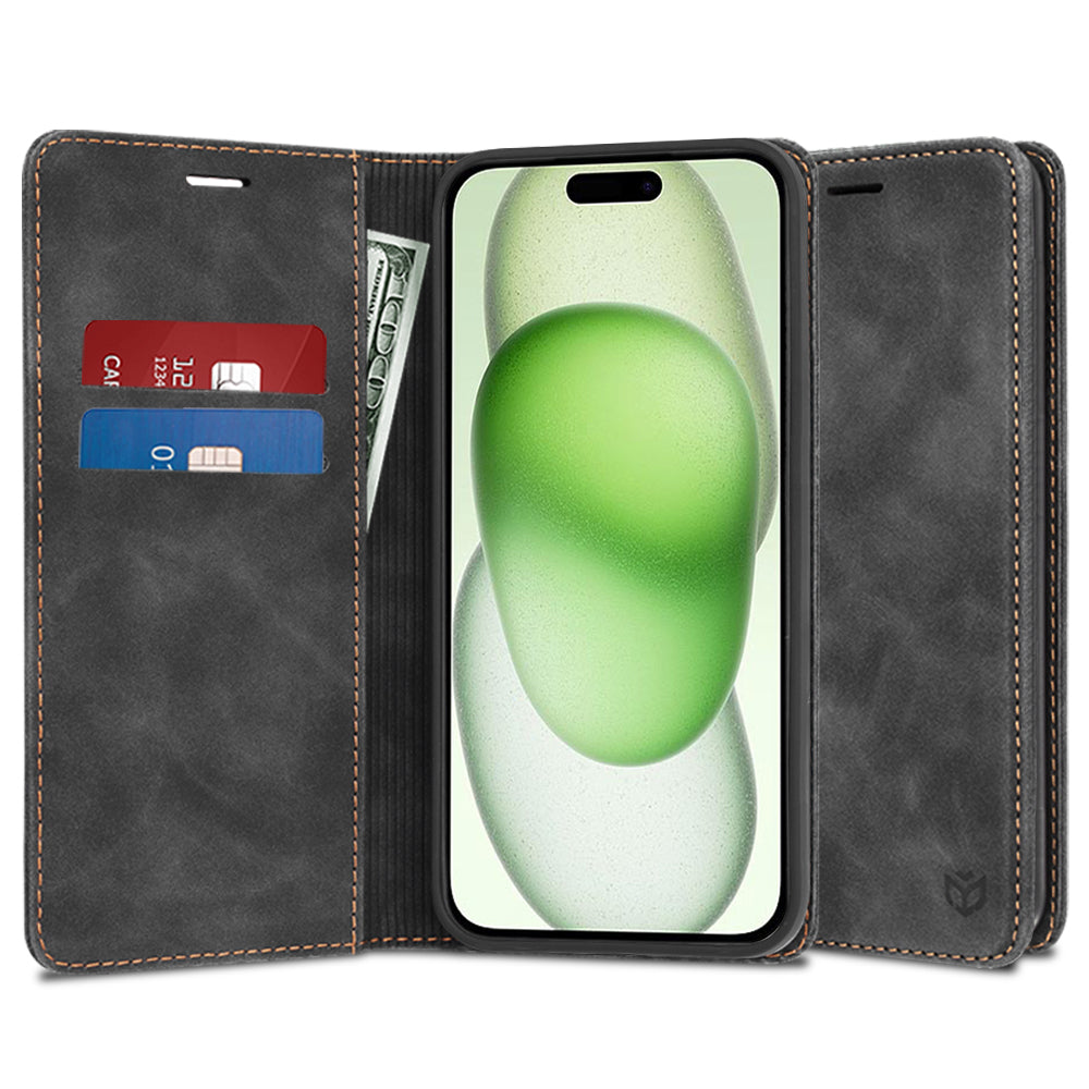 Ovitek za Apple iPhone 15 Plus, Techsuit, Confy, Črn