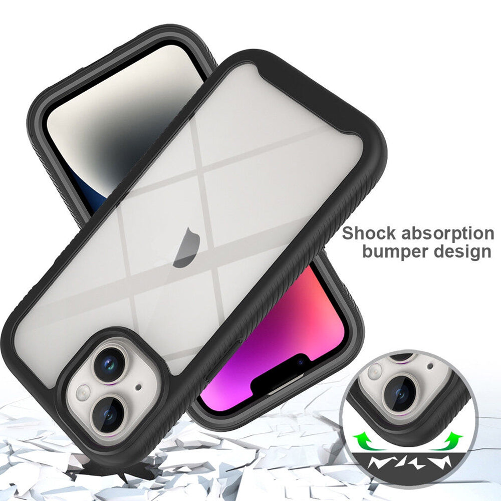 Ovitek za Apple iPhone 15 Plus, Techsuit, Defense360 Pro, Črn
