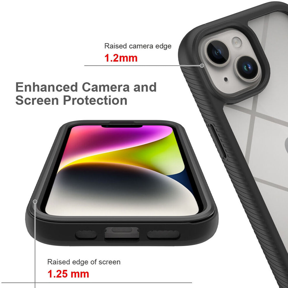 Ovitek za Apple iPhone 15 Plus, Techsuit, Defense360 Pro, Črn