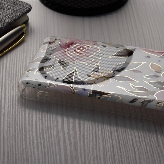 Ovitek za Apple iPhone 15 Plus, Techsuit, Marble, Bela