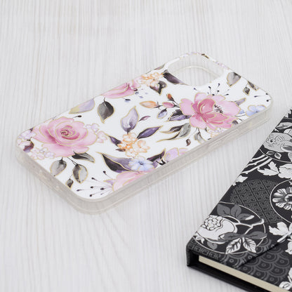 Ovitek za Apple iPhone 15 Plus, Techsuit, Marble, Bela