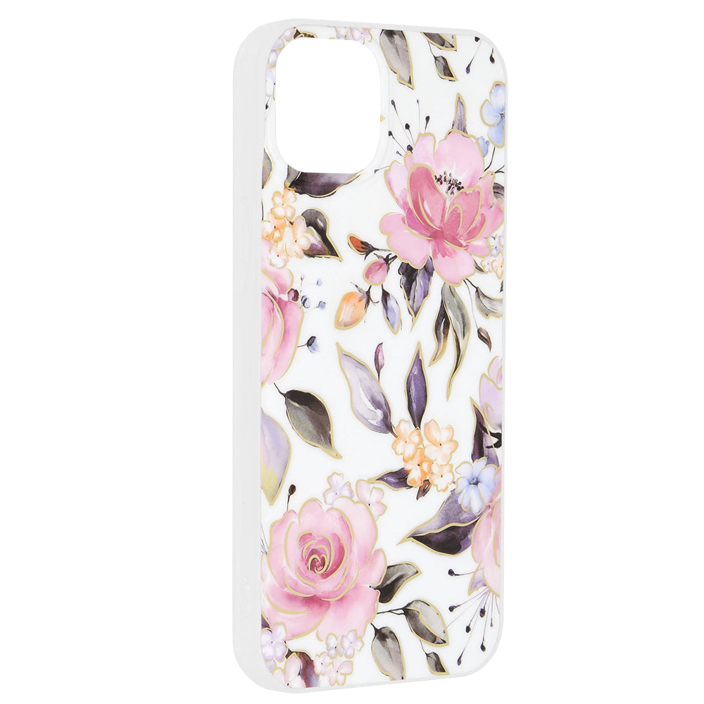 Ovitek za Apple iPhone 15 Plus, Techsuit, Marble, Bela
