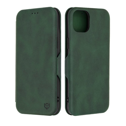 Ovitek za Apple iPhone 15 Plus, Techsuit, Safe Wallet Plus, Zelen