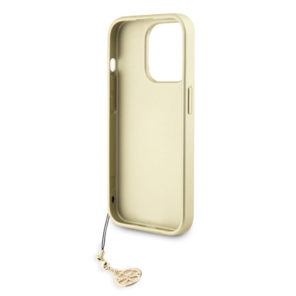 Ovitek za Apple iPhone 15 Pro, Guess, 4G Charm, Siva
